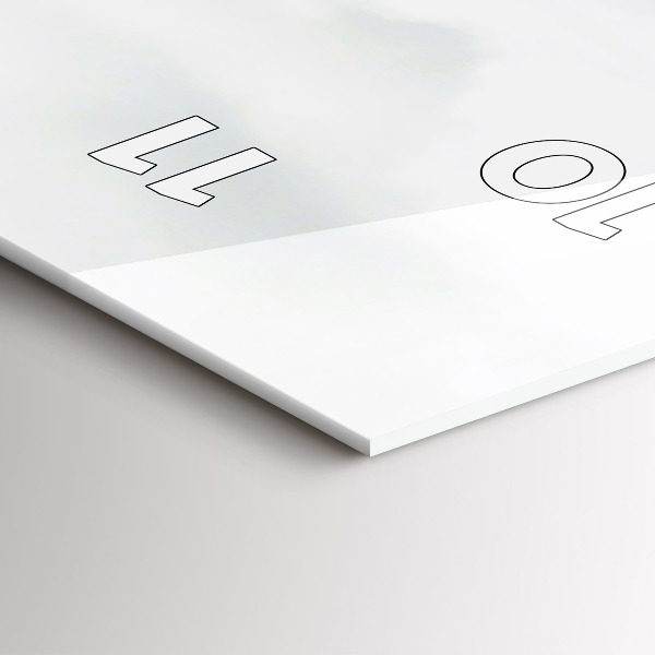 Vertikale Uhr Schloss Eilean Donan in Schottland