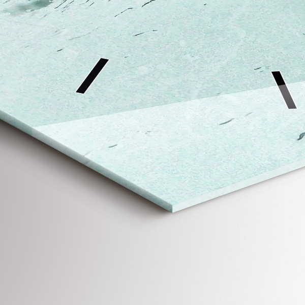 Vertikale Uhr mit motiv Verregnetes London