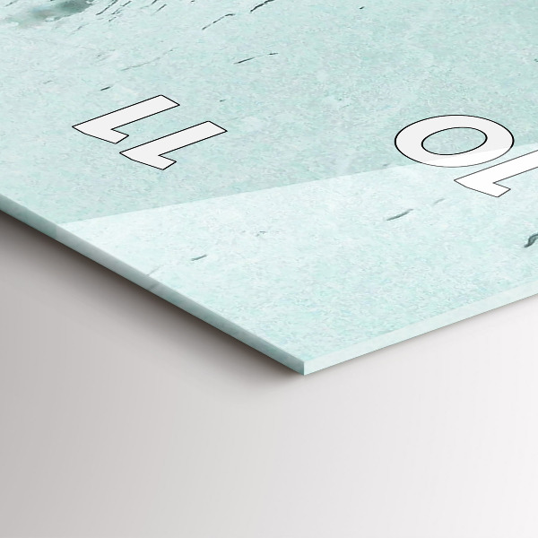 Vertikale Uhr mit motiv Verregnetes London