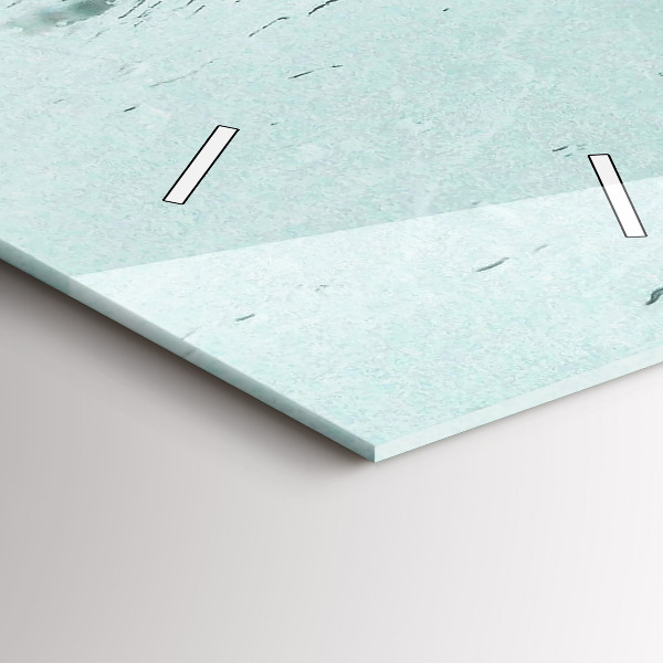 Vertikale Uhr mit motiv Verregnetes London