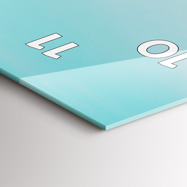 Vertikale Uhr mit motiv Telefonzelle