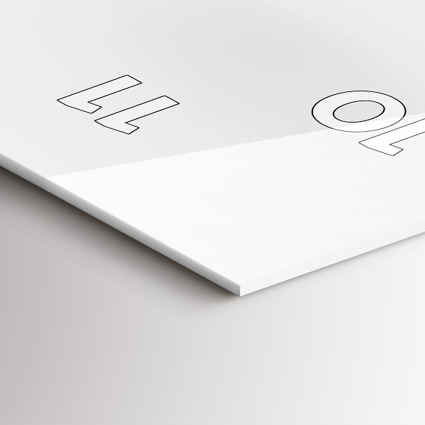 Vertikale Uhr mit motiv Boot mit Panoramablick auf die Stadt