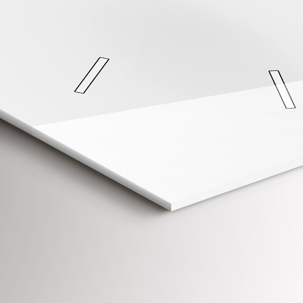 Vertikale Uhr mit motiv Boot mit Panoramablick auf die Stadt