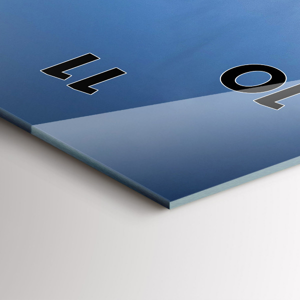 Vertikale Uhr mit motiv Foto von Chicago