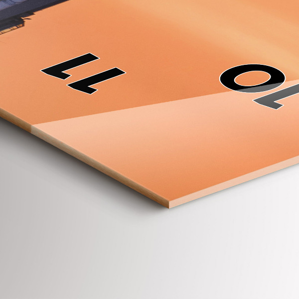 Vertikale Uhr Benjamin-Franklin-Brücke