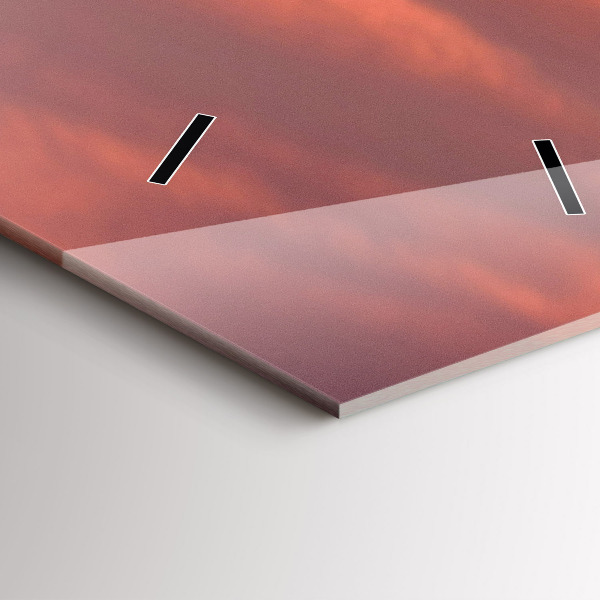 Vertikale Uhr mit motiv Skyline von Philadelphia