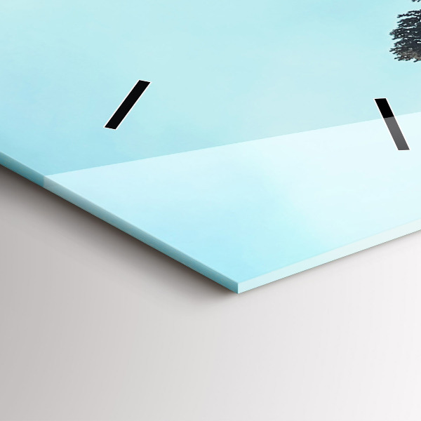 Vertikale Uhr Berge im Yellowstone