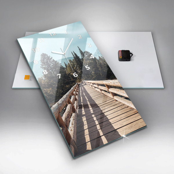 Vertikale Uhr Berge im Yellowstone