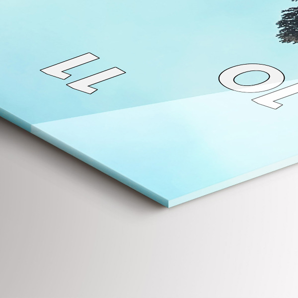 Vertikale Uhr Berge im Yellowstone