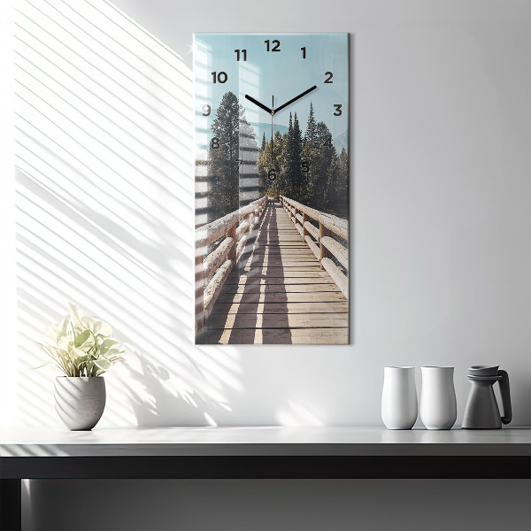 Vertikale Uhr Berge im Yellowstone