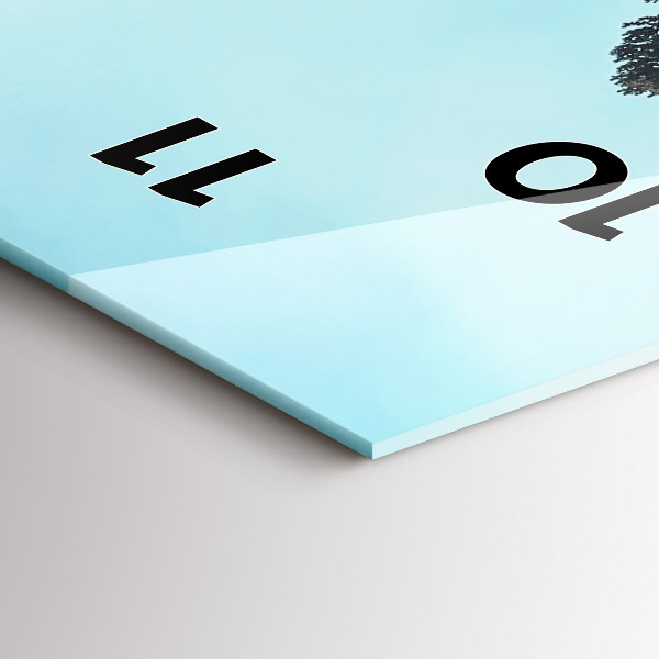 Vertikale Uhr Berge im Yellowstone