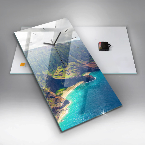 Vertikale Uhr Hawaiianisches Meer