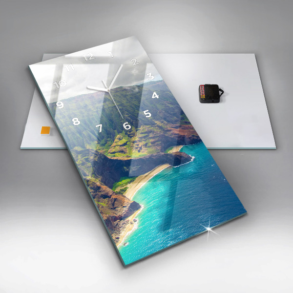 Vertikale Uhr Hawaiianisches Meer