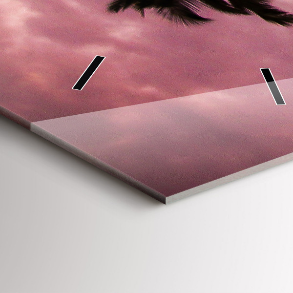 Vertikale Uhr Palmen auf Hawaii