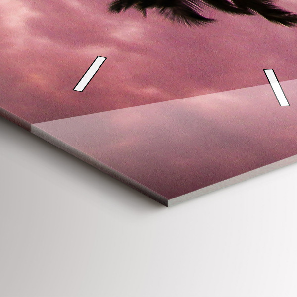 Vertikale Uhr Palmen auf Hawaii