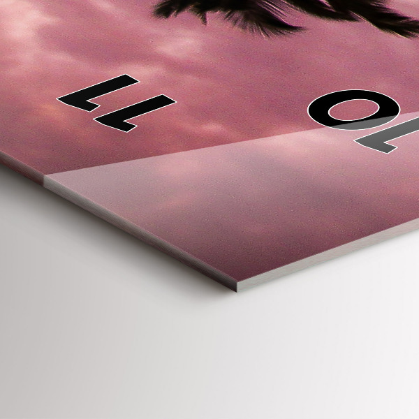 Vertikale Uhr Palmen auf Hawaii