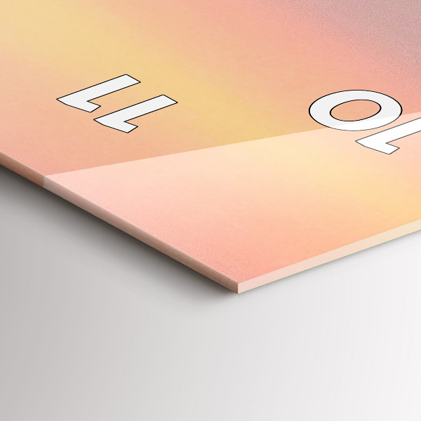 Vertikale Uhr mit motiv Surfer auf Hawaii