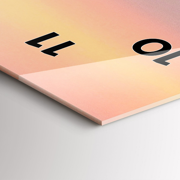 Vertikale Uhr mit motiv Surfer auf Hawaii