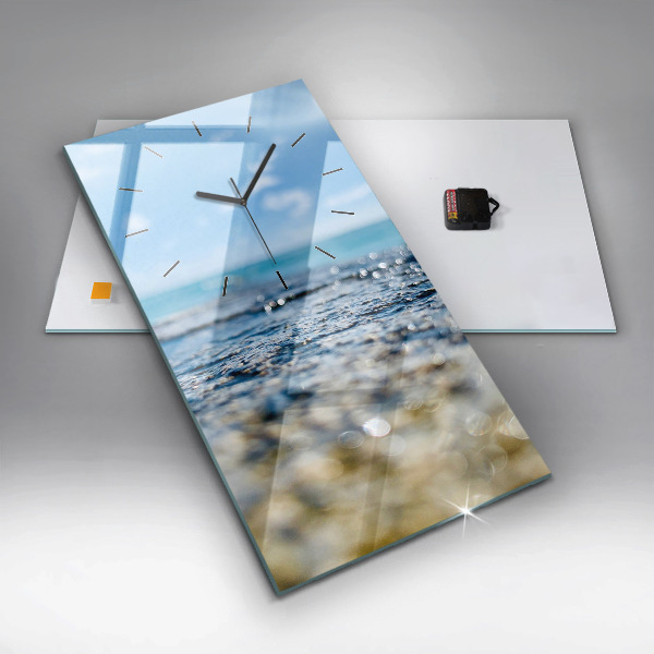 Vertikale Uhr mit motiv Wasserfotografie