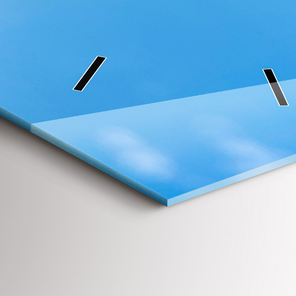 Vertikale Uhr mit motiv Wasserfotografie