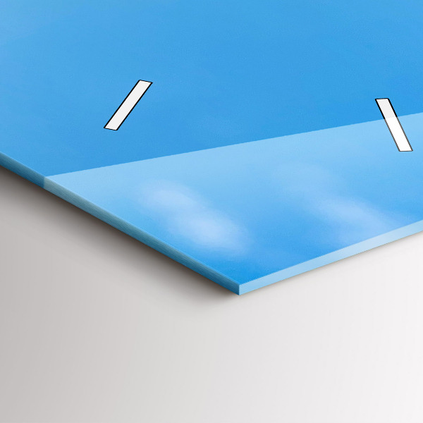 Vertikale Uhr mit motiv Wasserfotografie