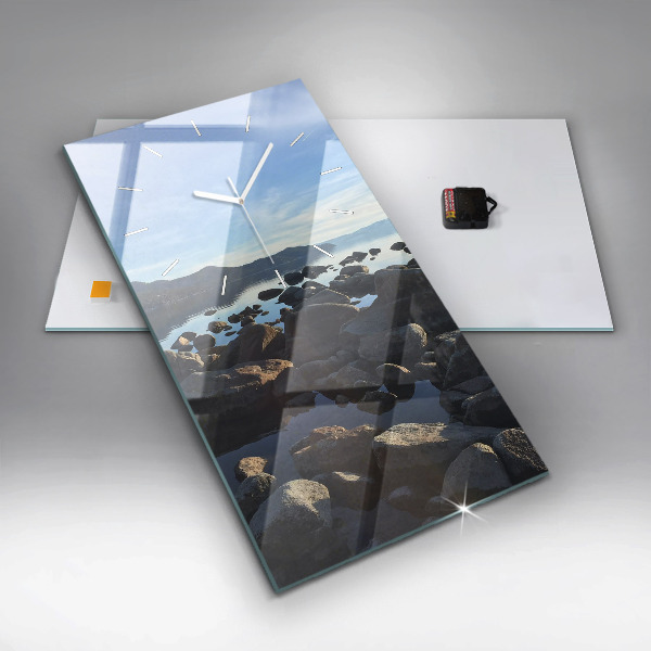 Vertikale Uhr Blick aufs Meer