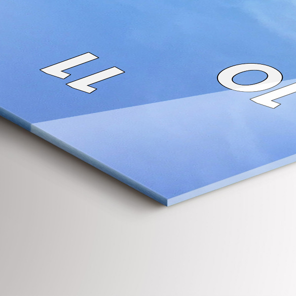 Vertikale Uhr Blick aufs Meer