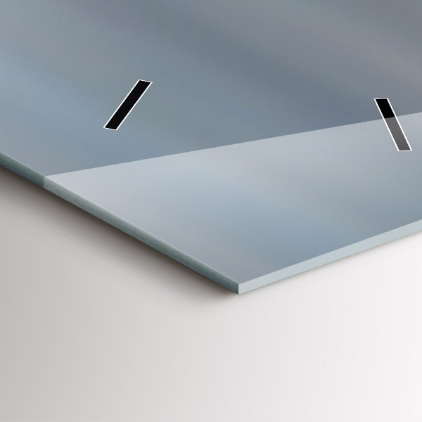 Vertikale Uhr Die wehende US-Flagge