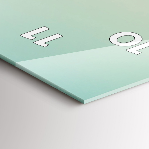 Vertikale Uhr Palmen in Malibu