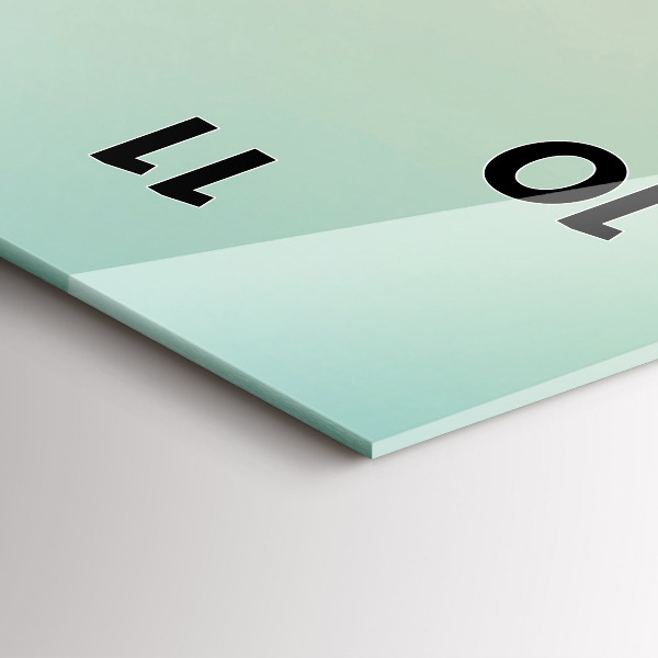 Vertikale Uhr Palmen in Malibu