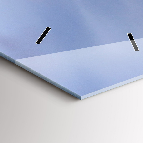 Vertikale Uhr Sonnenuntergang in der Stadt