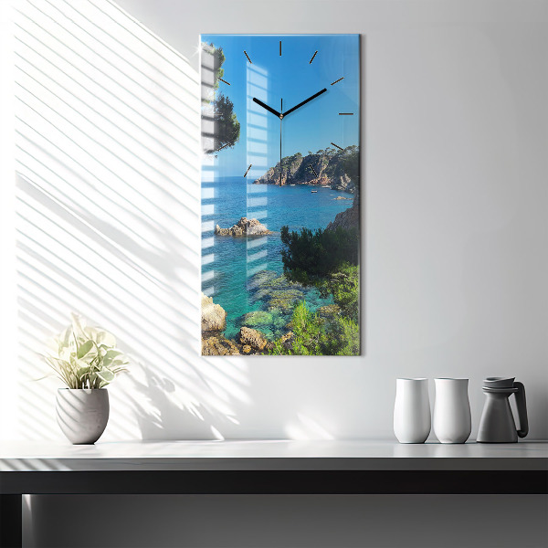 Vertikale Uhr Costa Brava