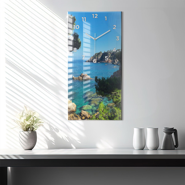 Vertikale Uhr Costa Brava