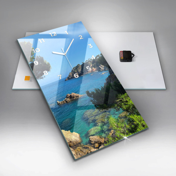 Vertikale Uhr Costa Brava