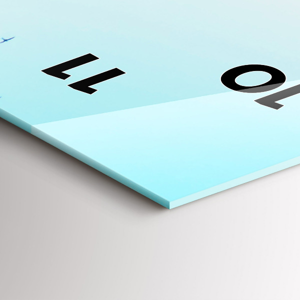 Vertikale Uhr Spanischer Platz in Sevilla