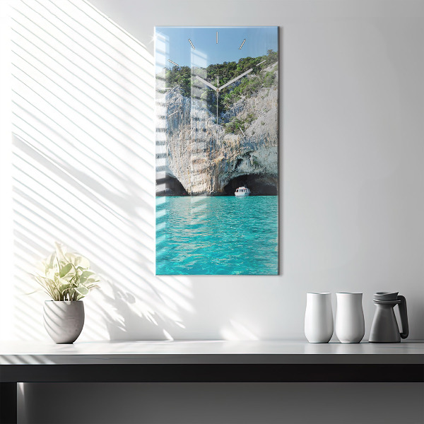 Vertikale Uhr Unterwasser-Höhle