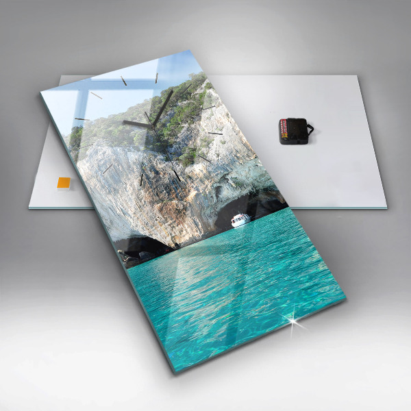 Vertikale Uhr Unterwasser-Höhle