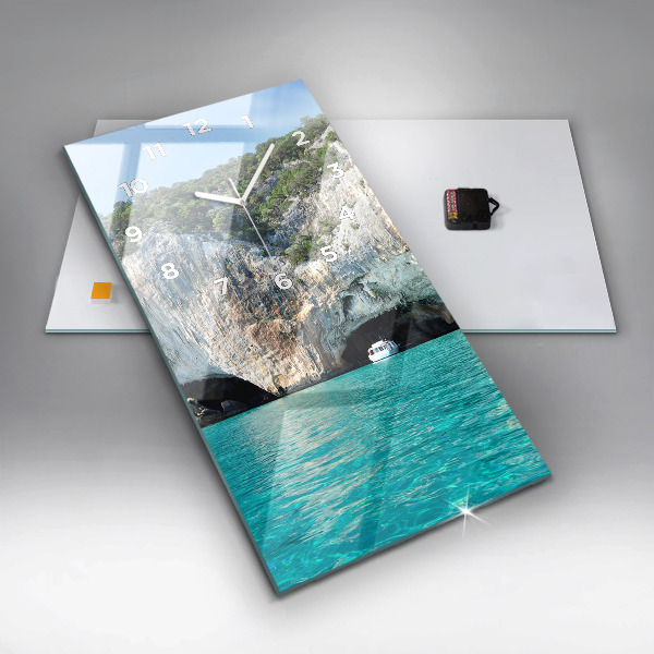 Vertikale Uhr Unterwasser-Höhle