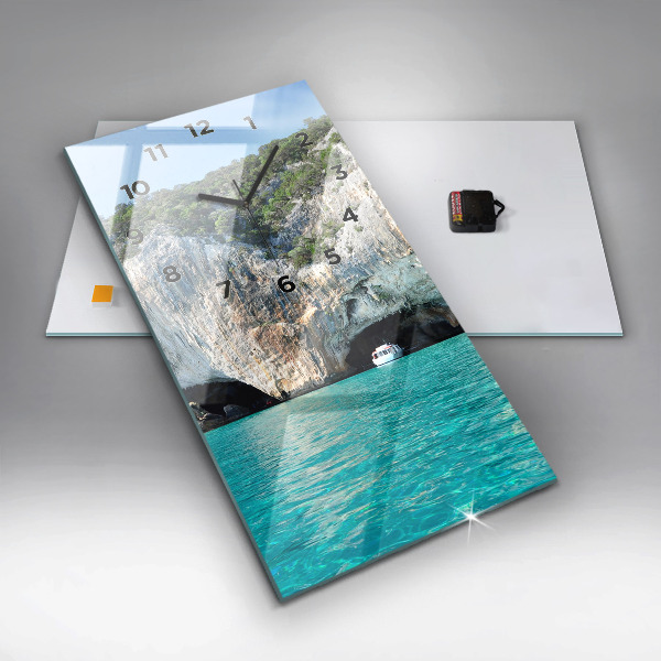 Vertikale Uhr Unterwasser-Höhle