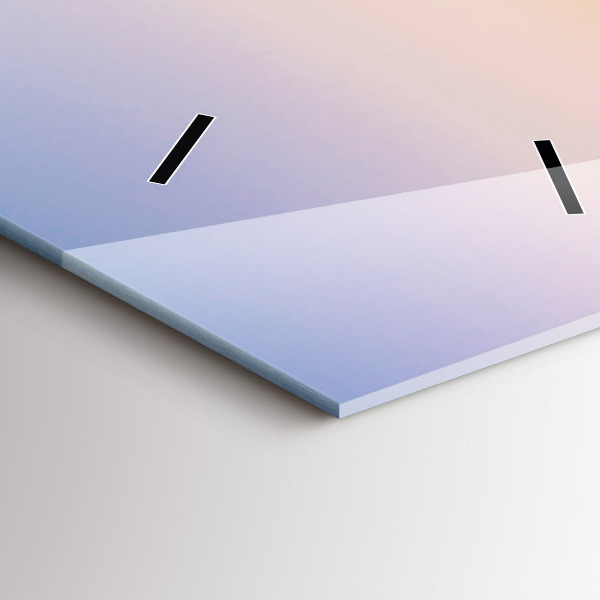 Vertikale Uhr mit motiv Meereslandschaft