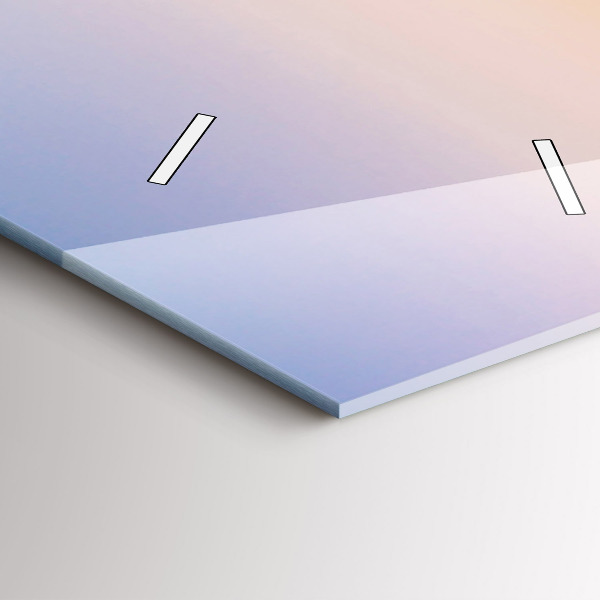 Vertikale Uhr mit motiv Meereslandschaft