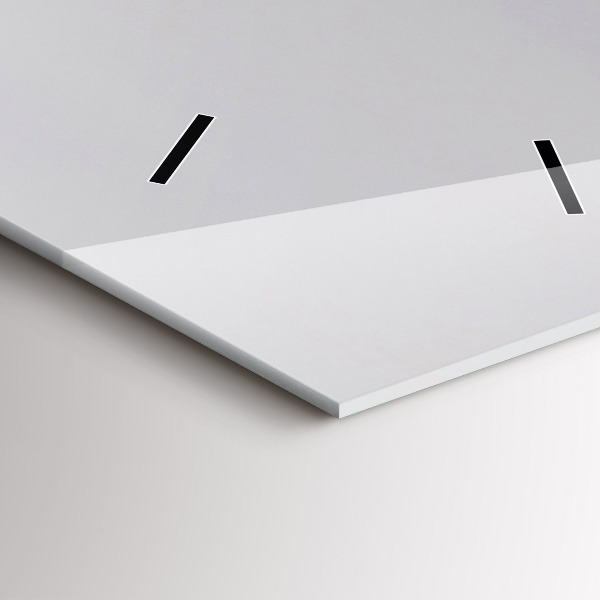 Vertikale Uhr mit motiv Blick auf das Mittelmeer