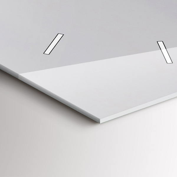 Vertikale Uhr mit motiv Blick auf das Mittelmeer