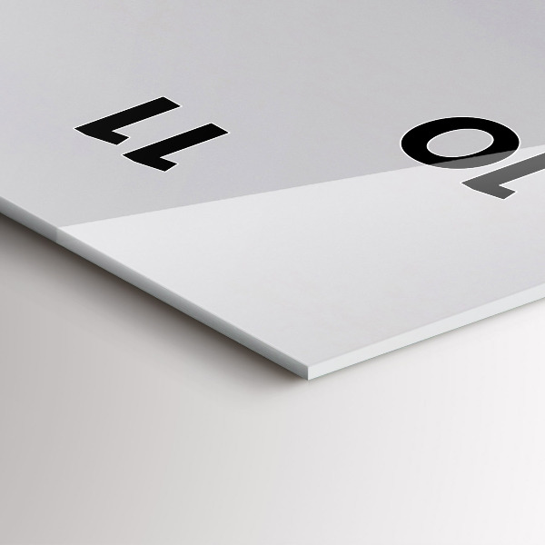 Vertikale Uhr mit motiv Blick auf das Mittelmeer