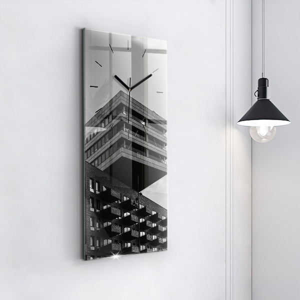 Vertikale Uhr mit motiv Architektur in Amsterdam