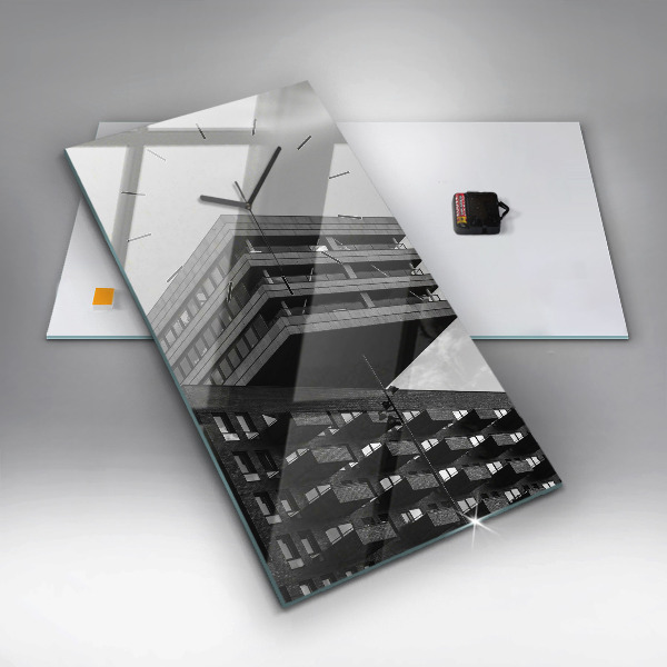 Vertikale Uhr mit motiv Architektur in Amsterdam