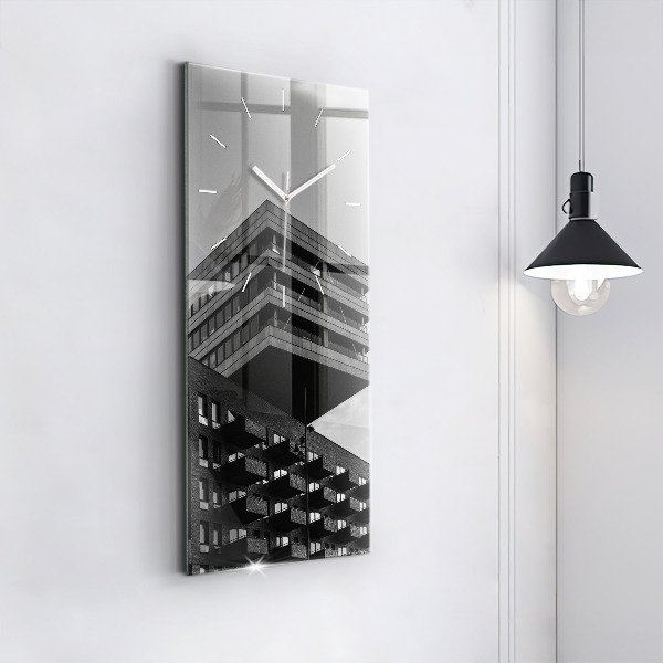 Vertikale Uhr mit motiv Architektur in Amsterdam