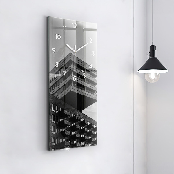 Vertikale Uhr mit motiv Architektur in Amsterdam