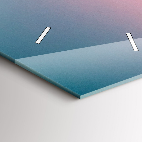 Vertikale Uhr mit motiv Felsen bei Sonnenuntergang