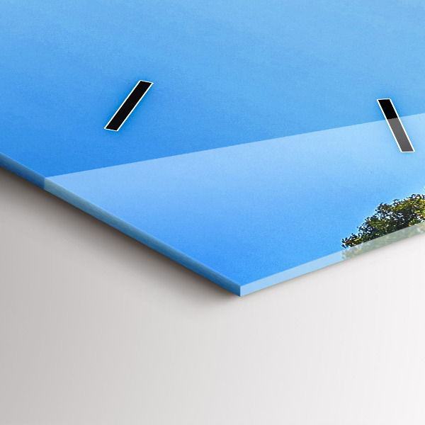 Vertikale Uhr mit motiv Surat Thani Park in Thailand